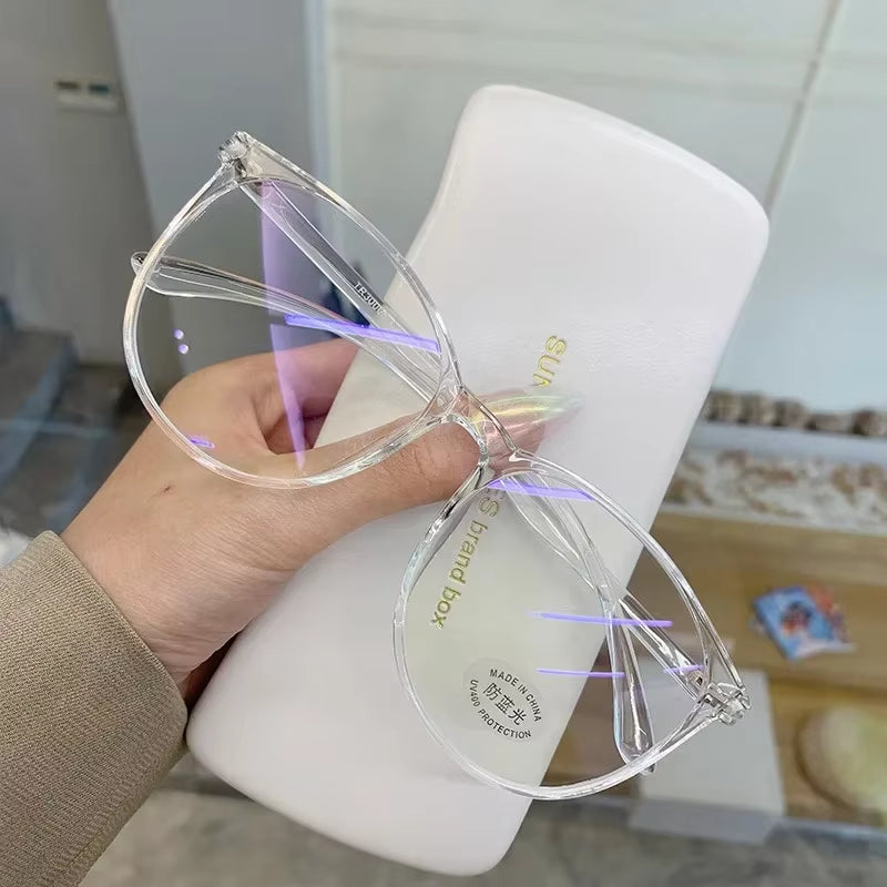 Glasses Ultralight Retro Transparent Frame Plain Men Women Fashion Glasses for Wedding Party Decorate Eyeglasses Fake Glasses